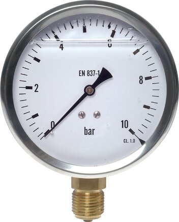 Exemplarische Darstellung: Glycerin-Manometer senkrecht